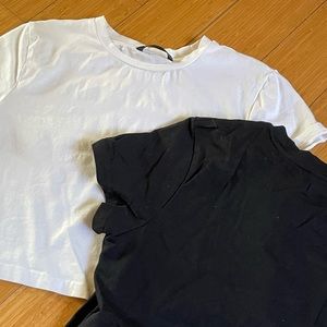 set of 2 basic shein tees